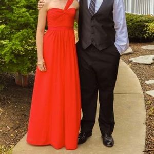 BCBG Max Azaria Red Evening gown.